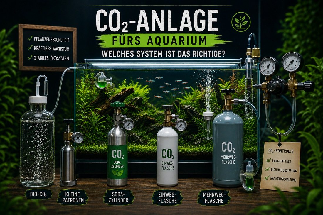 CO₂-Anlage fürs Aquarium – welches System ist das richtige?