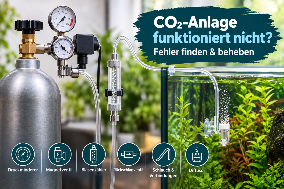 CO₂-Anlage funktioniert nicht? Fehler finden & beheben