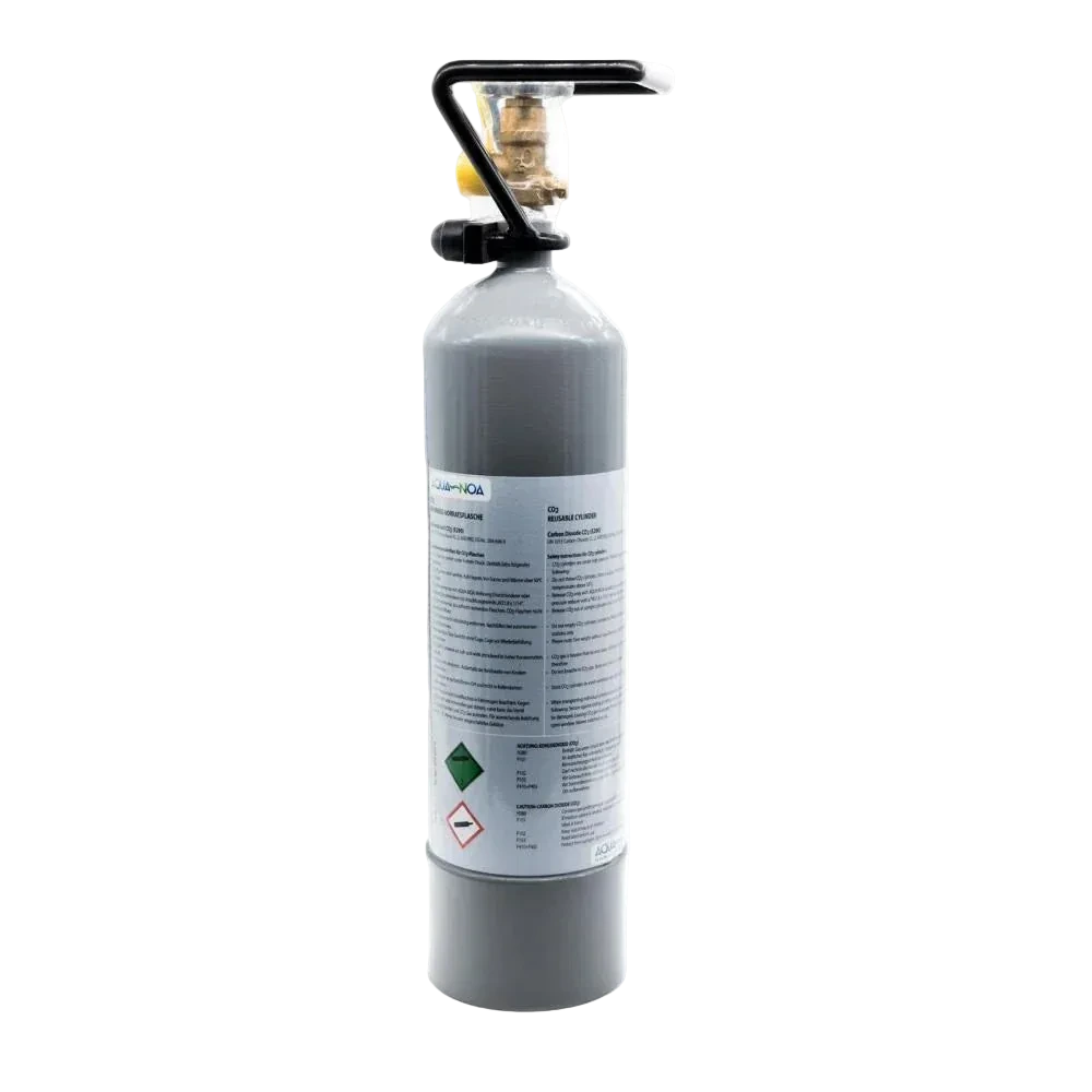 AQUA-NOA CO₂ Mehrwegflasche mit Sicherheits-Cage