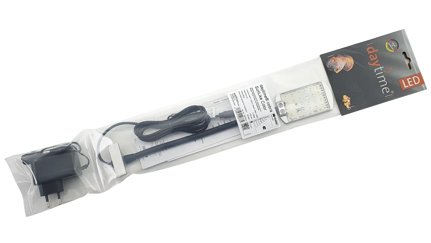daytime cobra black LED-Aquariumleuchte – SunLike Neutral, Ultra & Color
