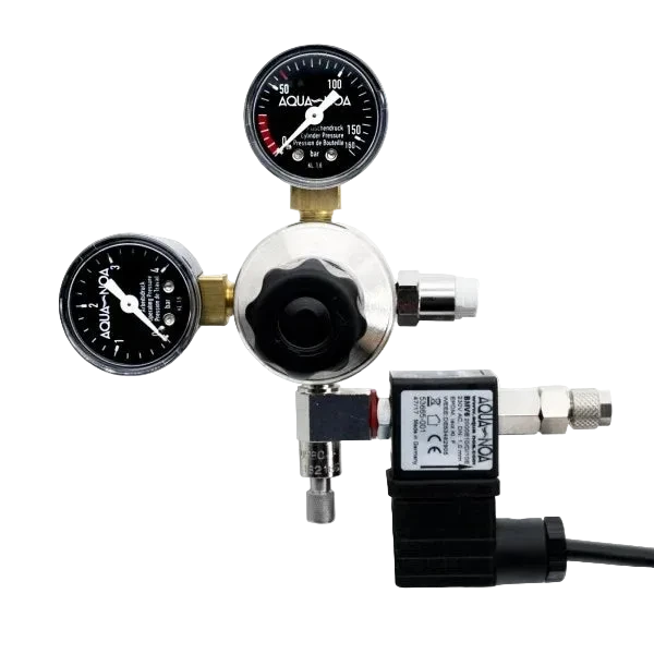 CO2 Druckminderer mit Magnetventil + RV