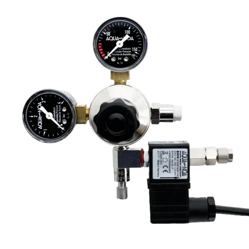 CO2 Druckminderer mit Magnetventil + RV