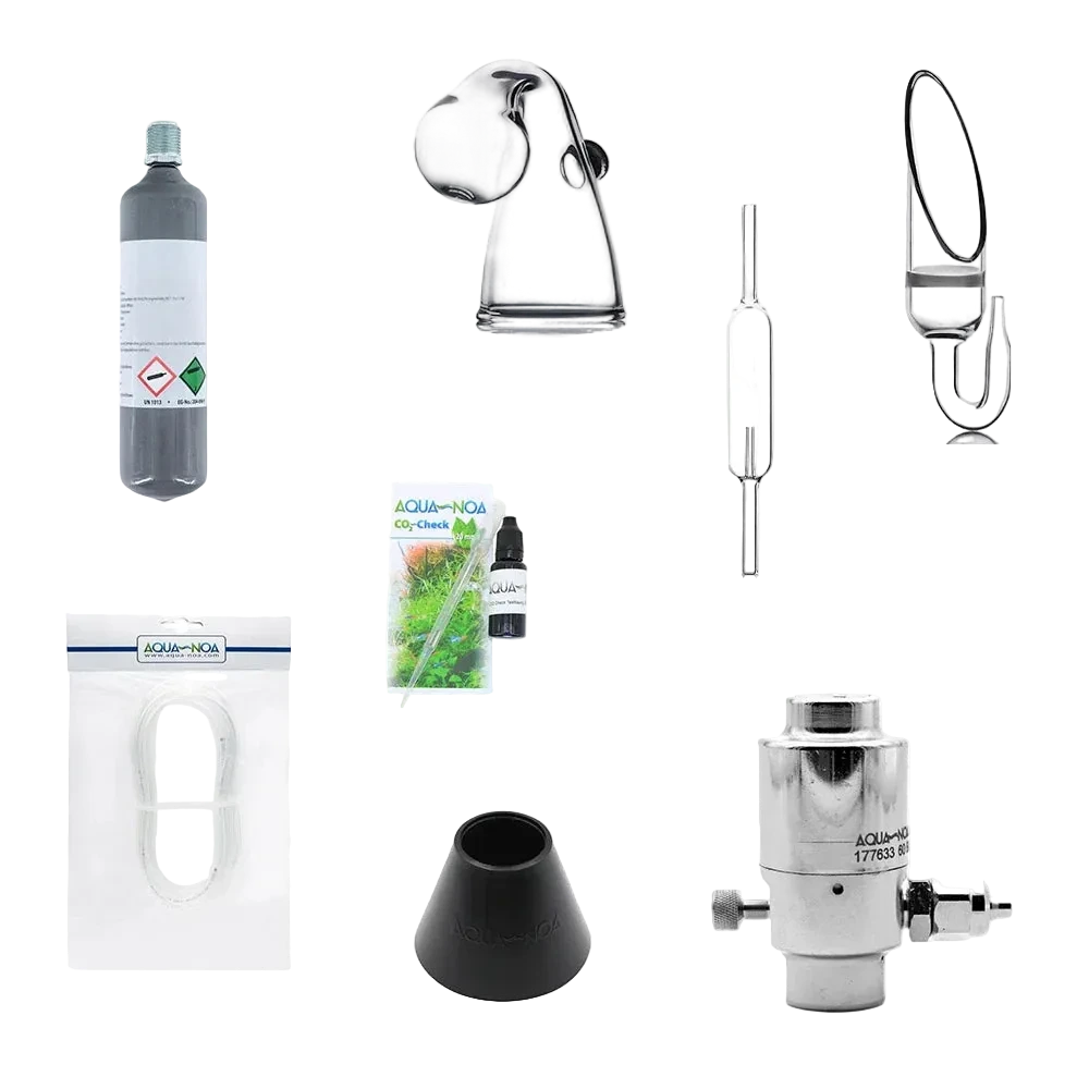 AQUA-NOA CO₂ Anlage Nano 95 g Komplettset für Aquarien bis ca. 40 Liter