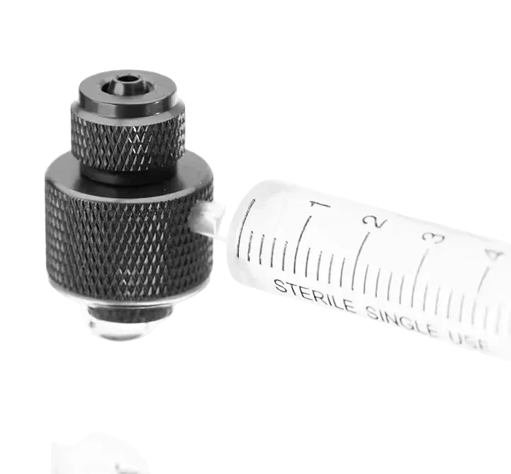 AQUA-NOA CO2 Blasenzähler Black 2in1 Easy mit Spritze und 1/8 Zoll Anschluss
