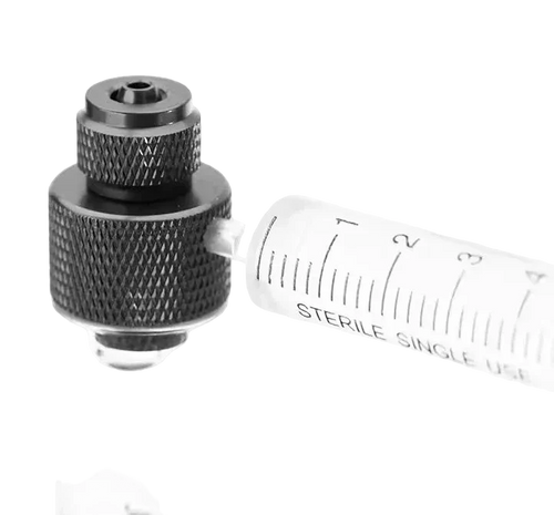 AQUA-NOA CO2 Blasenzähler Black 2in1 Easy mit Spritze und 1/8 Zoll Anschluss