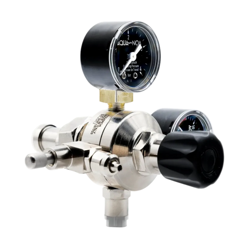AQUA-NOA CO₂ Druckminderer Profi M1 mit zwei Manometern und Feinnadelventil