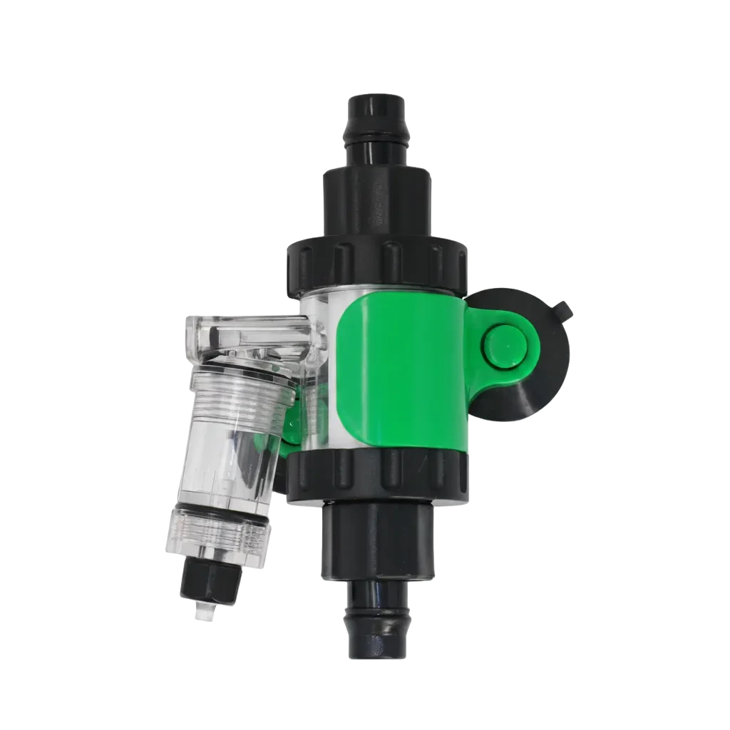 AQUA-NOA CO₂ Inline Diffusor 3in1 mit Blasenzähler und Rückschlagventil