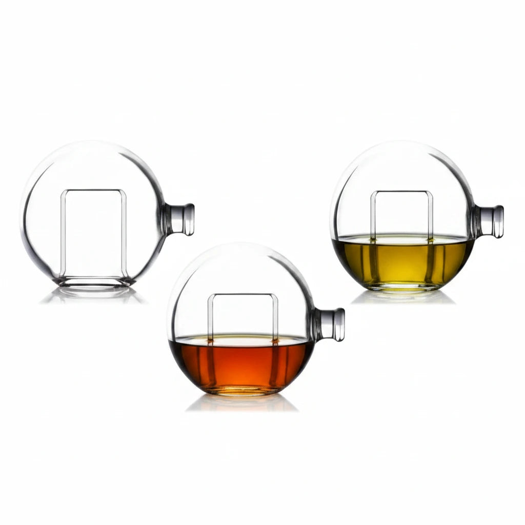AQUA-NOA CO₂ Langzeittest Globe Dropchecker aus Glas mit Saugnapf