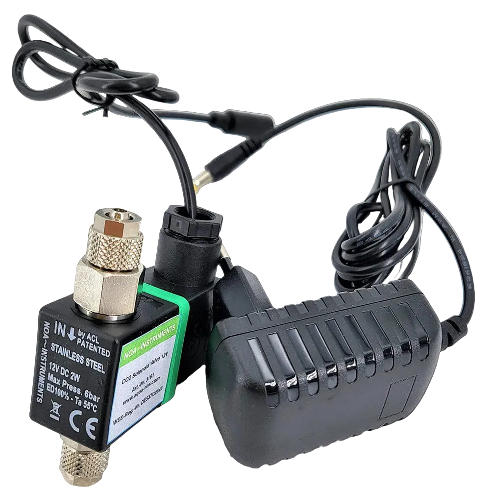 AQUA-NOA CO₂ Magnetventil 12 V mit Netzteil
