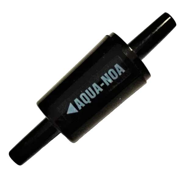 AQUA-NOA CO₂ Rückschlagventil Blackline Basic aus Kunststoff für 4/6-mm-Schlauch