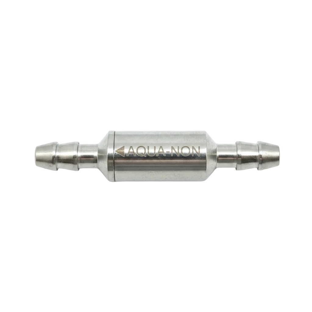 AQUA-NOA CO2 Rückschlagventil Metall Basic für 4/6 mm CO2-Schlauch