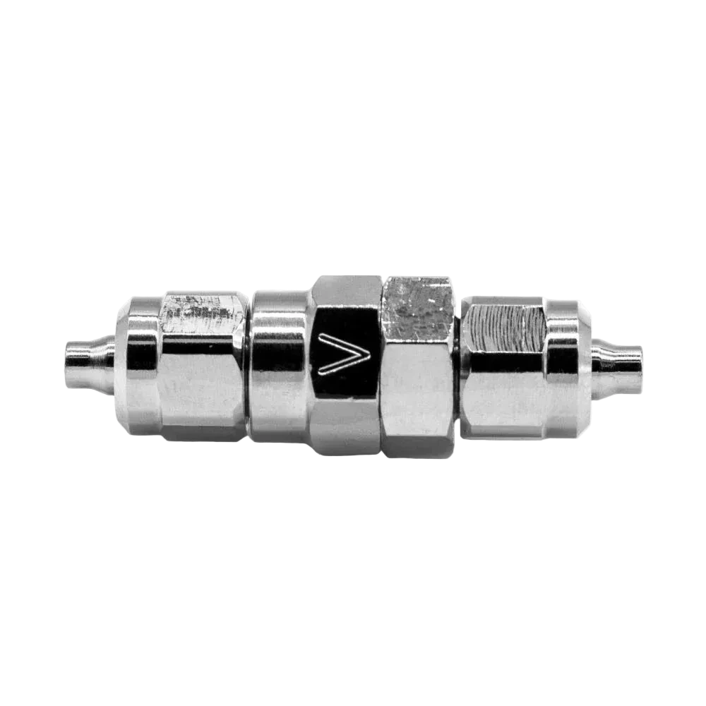 AQUA-NOA CO₂ Rückschlagventil Metall Nano-Line für 4/6 mm CO₂-Schlauch