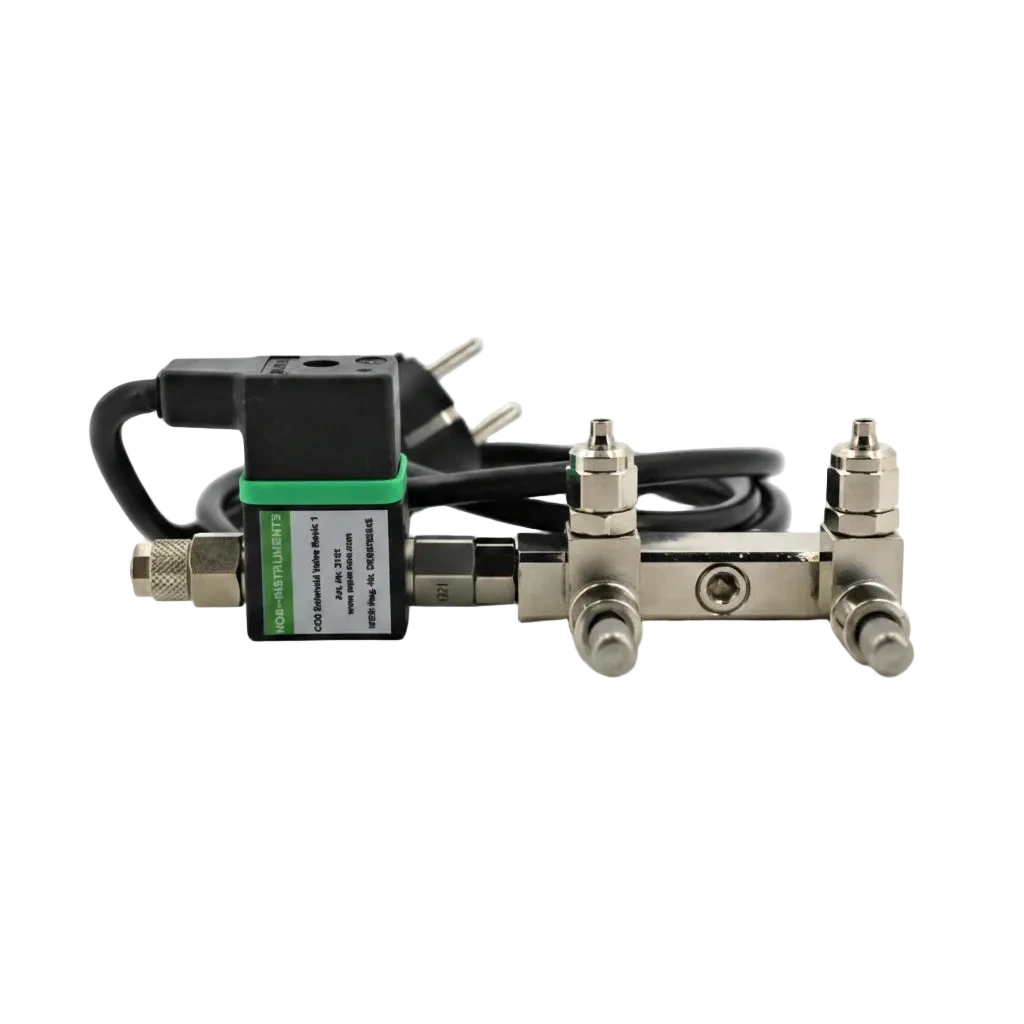 AQUA-NOA CO₂-Verteiler mit 2 Feinnadelventilen und Magnetventil für zwei Aquarien