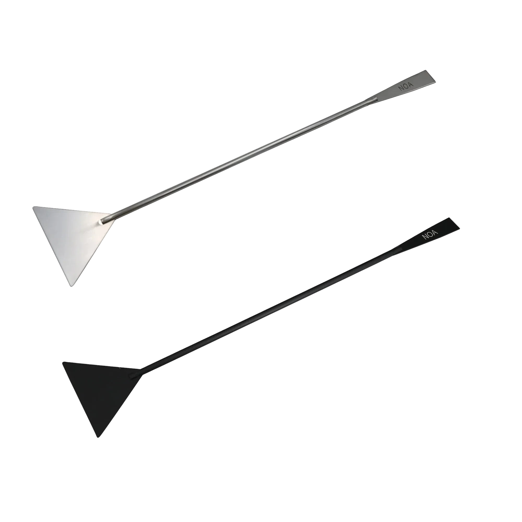 AQUA-NOA Double Scraper 32 cm in Edelstahl und Blackline