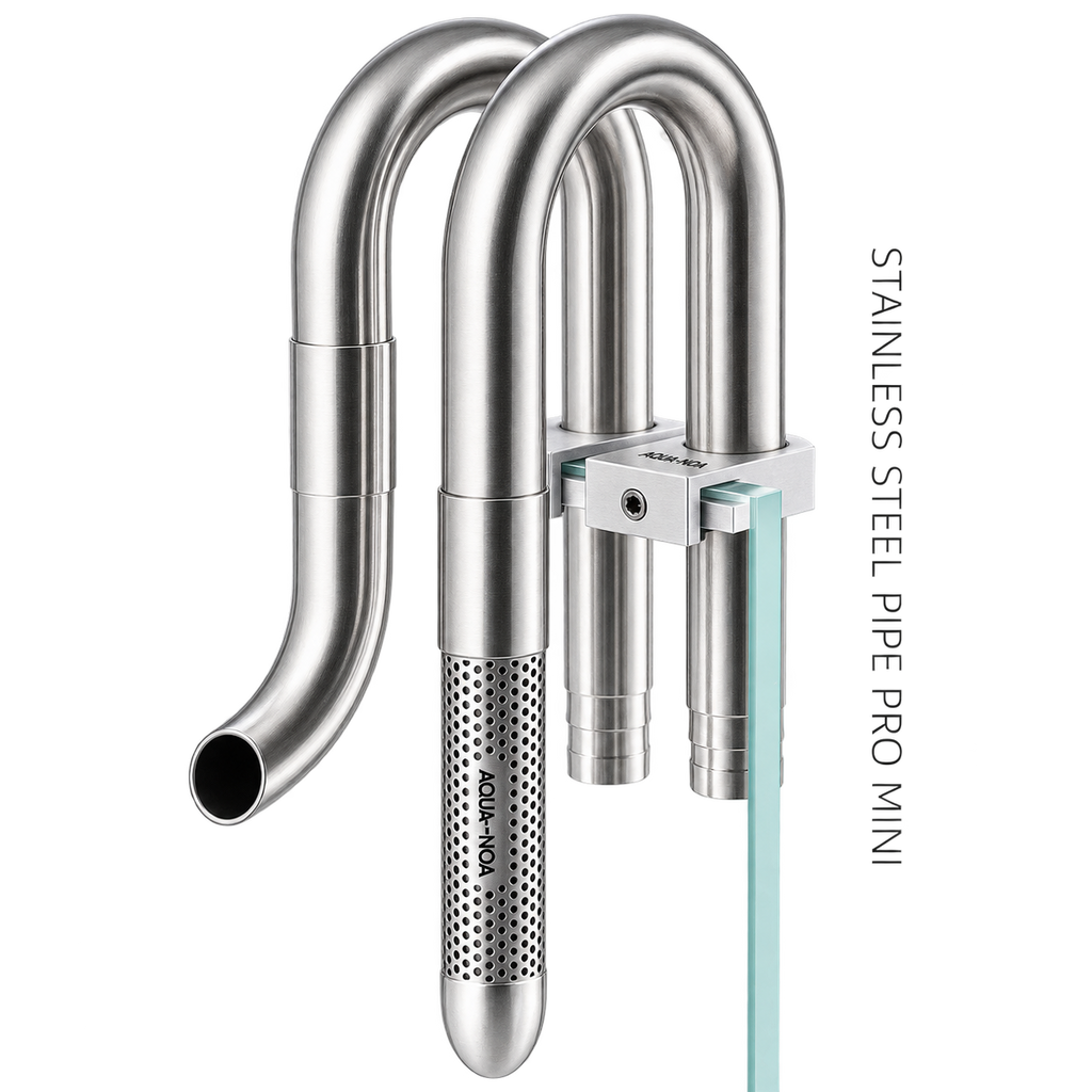 AQUA-NOA Edelstahl In & Outflow Set Mini für Aquarium Außenfilter
