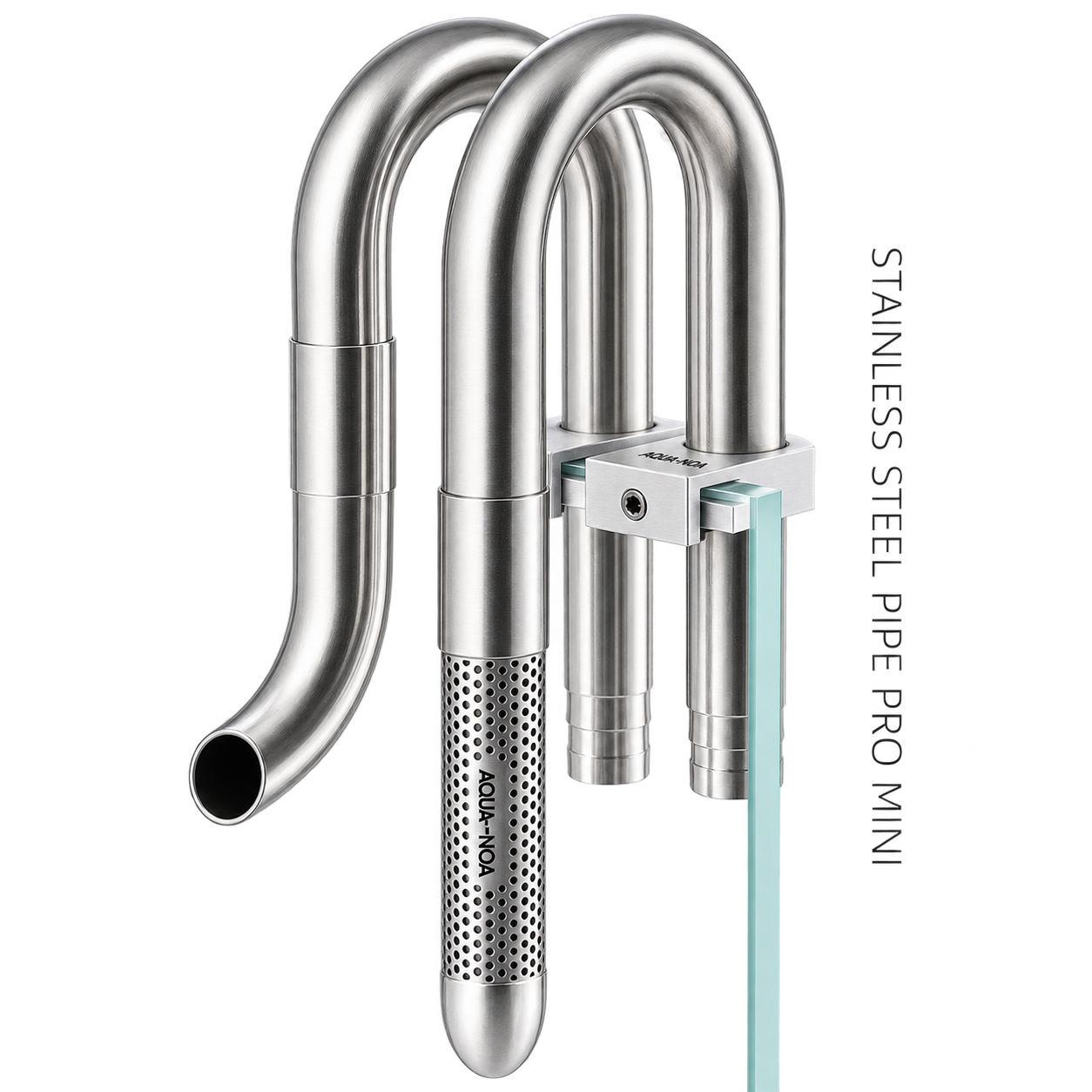 AQUA-NOA Edelstahl In & Outflow Set Mini für Aquarium Außenfilter