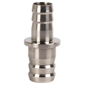 AQUA-NOA Edelstahl Schlauchadapter 17 auf 13 mm für 16/22 und 12/16 mm Aquarienschlauch