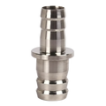 AQUA-NOA Edelstahl Schlauchadapter mit 23 mm und 17 mm Anschluss