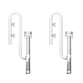 AQUA-NOA Glas Skimmer Inflow für Aquarium Außenfilter