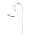AQUA-NOA Mini Outflow Glas Filterauslauf für 12/16 mm Filterschlauch