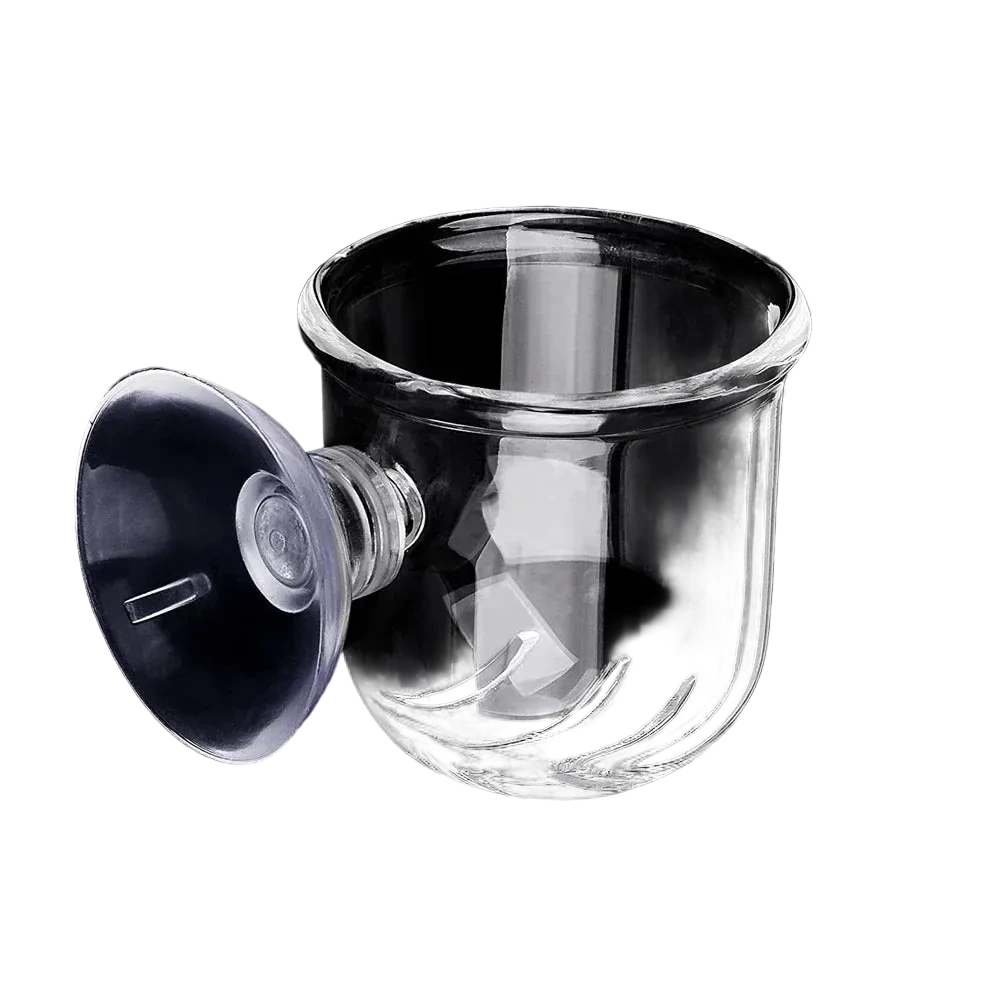 AQUA-NOA Plant & Feeding Pot aus Glas in Größe S und M