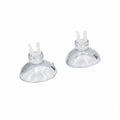 AQUA-NOA Saugnapf transparent mit Clip für 4/6 mm Schlauch