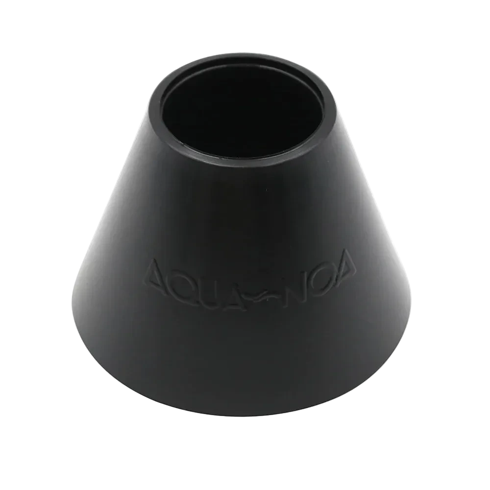 AQUA-NOA Standfuß für 95 g CO₂-Patrone in Schwarz