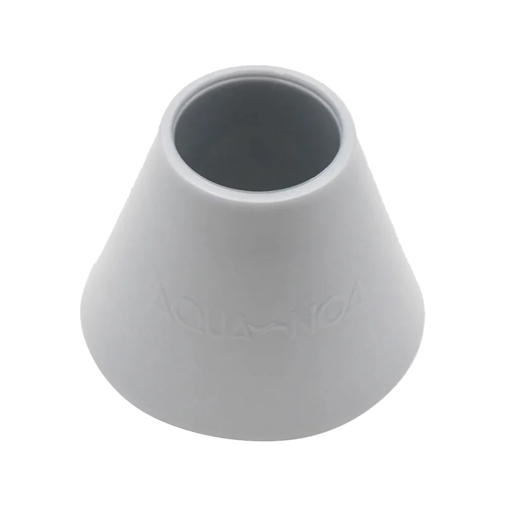 AQUA-NOA Standfuß für 95 g CO₂-Patrone in Silber