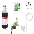 AQUA NOVA CO2-Anlage Komplettset mit Magnetventil und grauer CO2-Mehrwegflasche