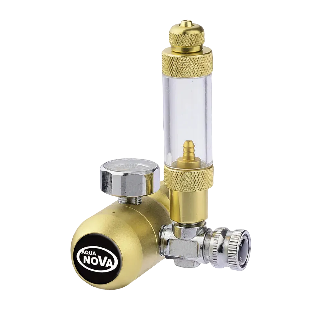 AQUA NOVA Gold Series NCO2-REG CO2 Druckminderer mit Blasenzähler und Manometer
