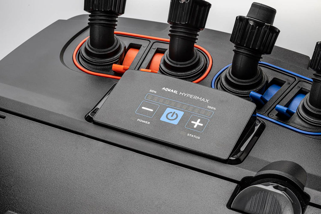 AQUAEL HYPERMAX 4500 BT Bedienfeld zur elektronischen Leistungsregelung