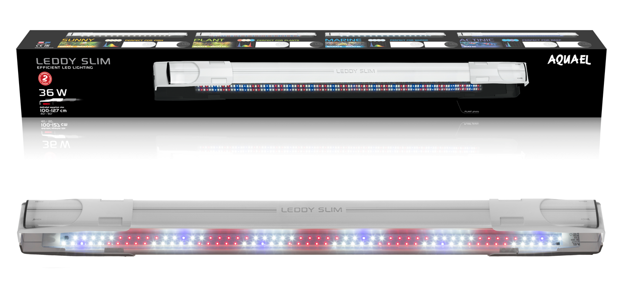 AQUAEL LEDDY SLIM PLANT 36 W Weiß für Aquarien von 100 bis 127 cm