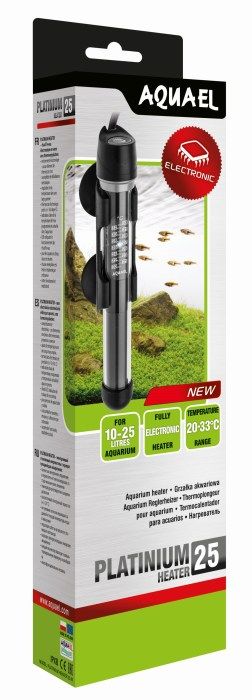 AQUAEL PLATINIUM HEATER 25 W für Aquarien von 10 bis 25 Liter