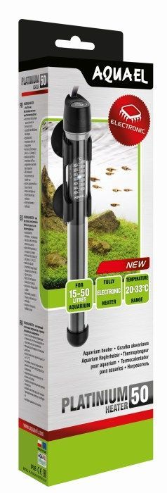 AQUAEL PLATINIUM HEATER 50 W für Aquarien von 15 bis 50 Liter