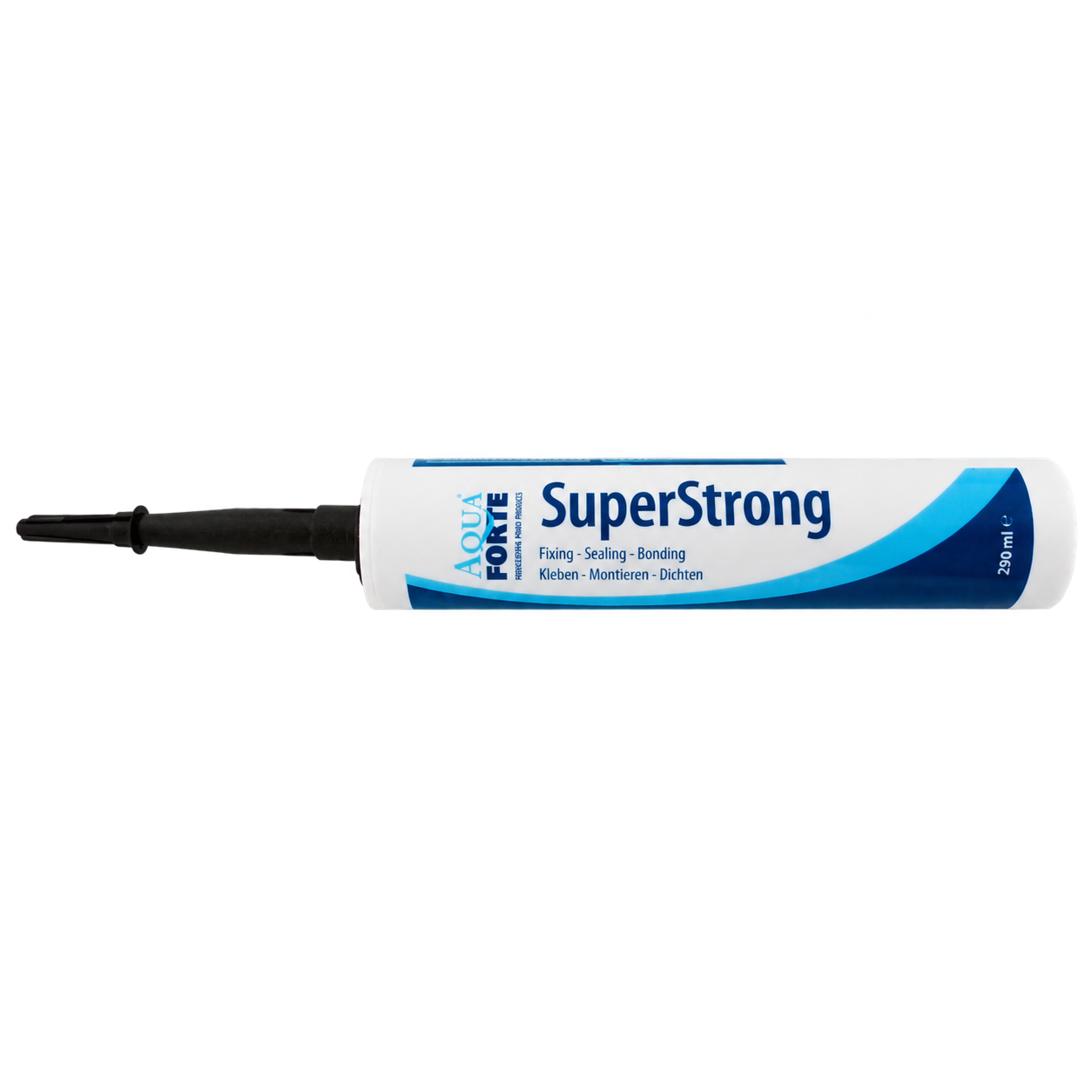 AquaForte Super Strong Black Kleb- und Dichtstoff 290 ml für Teich und Bachlauf