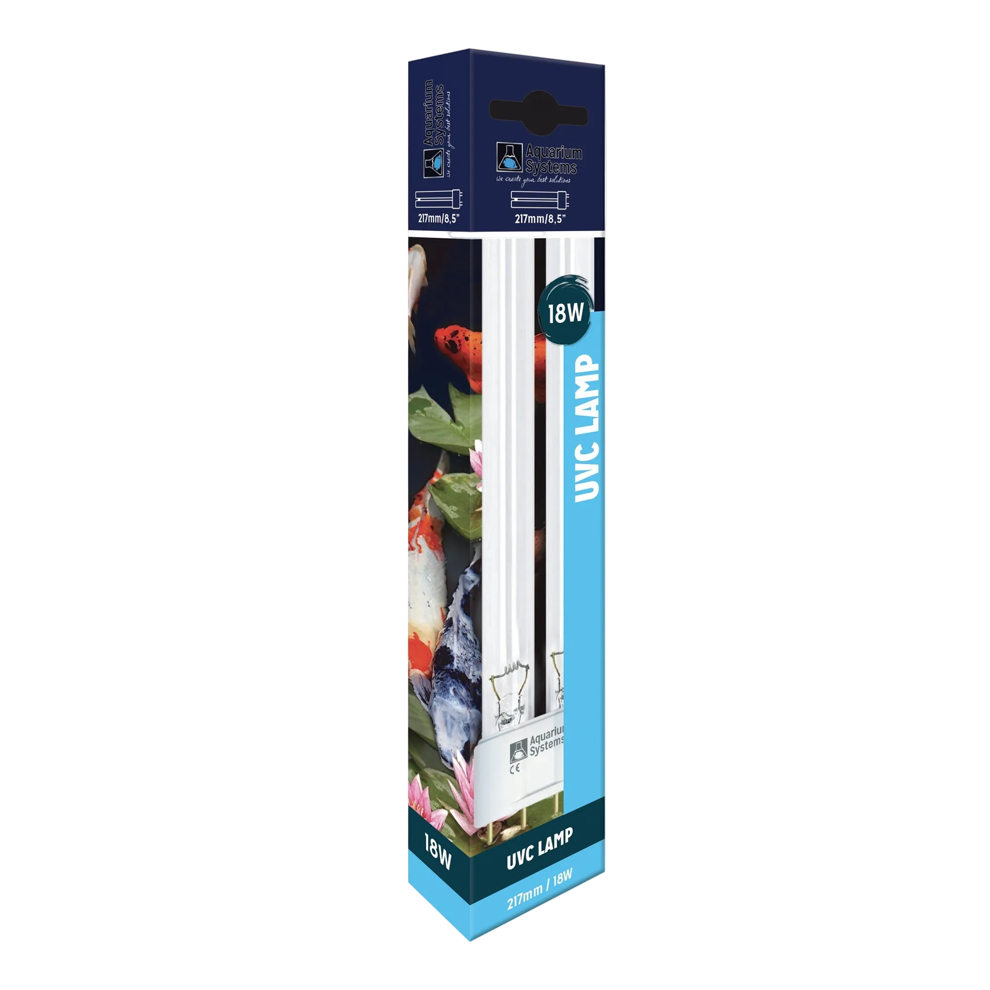 AQUARIUM SYSTEMS Ultra Clear UVC Lampe 2G11 18 Watt 217 mm