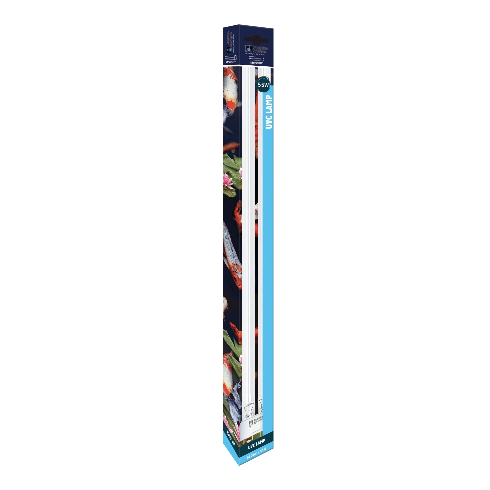 AQUARIUM SYSTEMS Ultra Clear UVC Lampe 2G11 55 Watt 530 mm