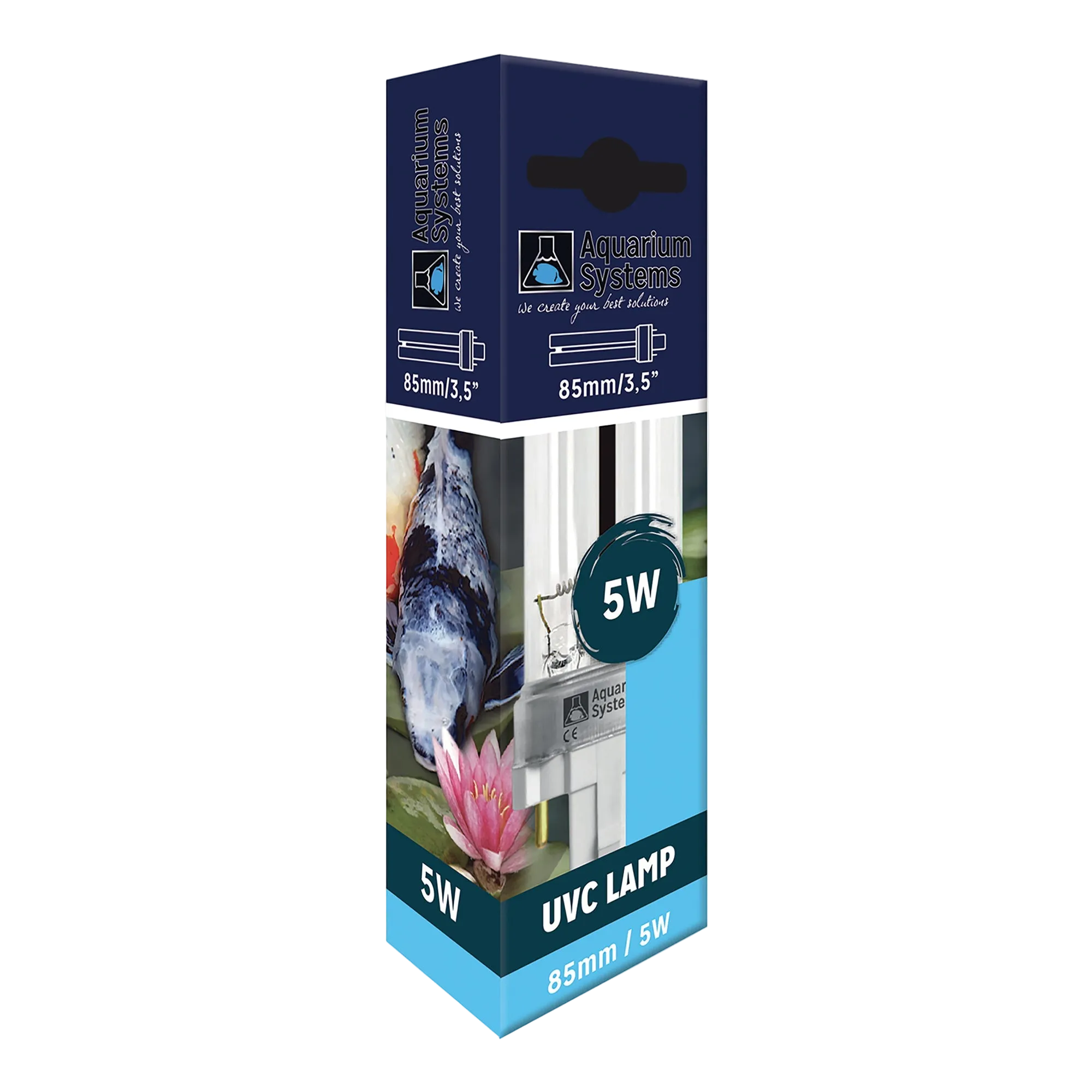 Aquarium Systems Ultra Clear UV-C Lampe G23 für Aquarium, Teich und Wasserklärung