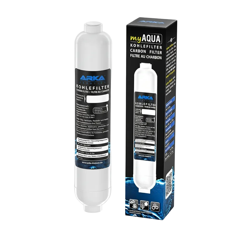 ARKA myAQUA 190/380 Kohlefilter mit Aktivkohle und Originalverpackung