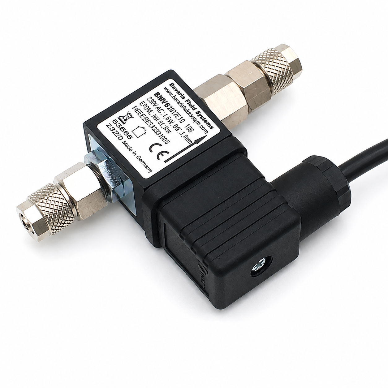 Bavaria Fluid Systems CO2 Magnetventil mit Rückschlagventil BMV62012