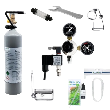 CO₂-Anlage Mehrweg Ultimate Standard mit Nachtabschaltung, Druckminderer und CO₂-Flasche
