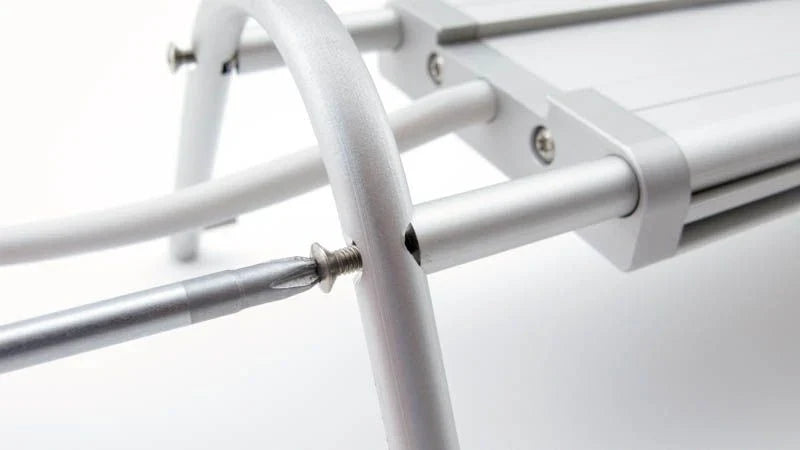 Montage des daytime matrix Swing-Adapters mit Befestigungsschraube