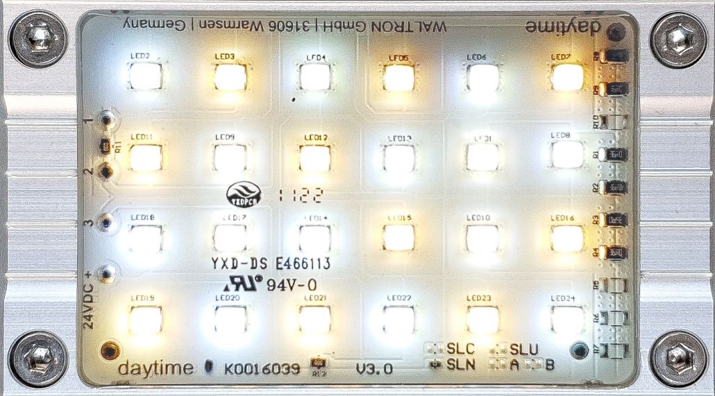 daytime PRO-SLN SunLike-Neutral LED-Modul eingeschaltet