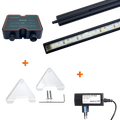 daytime unix black WRGB Scape Set mit Smart Control SC25, Acryl-Adaptern und 25-W-Converter