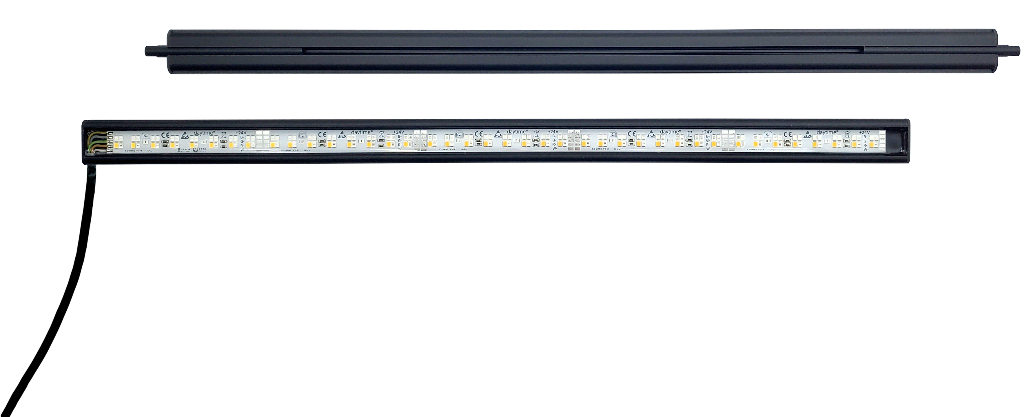 daytime® unix WRGB LED-Aquariumleuchte in Schwarz mit Hyper Red 660 nm