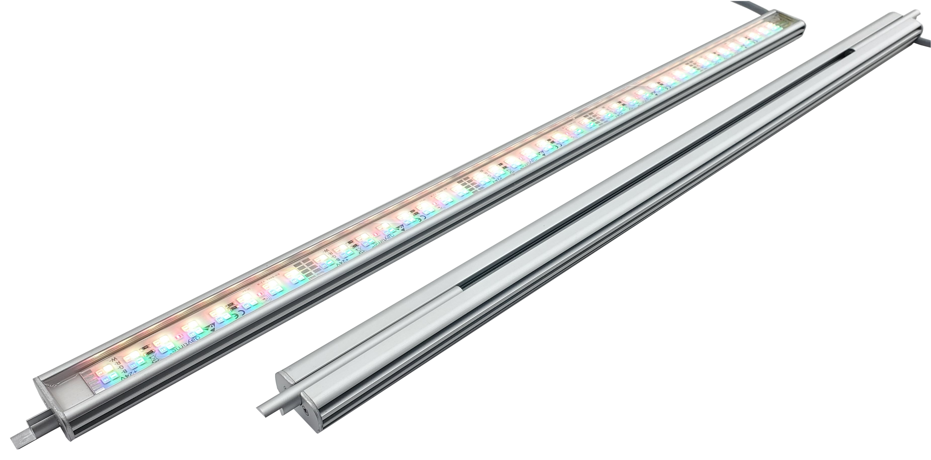 daytime® unix WRGB LED-Aquariumleuchte in Silber für Pflanzenaquarien