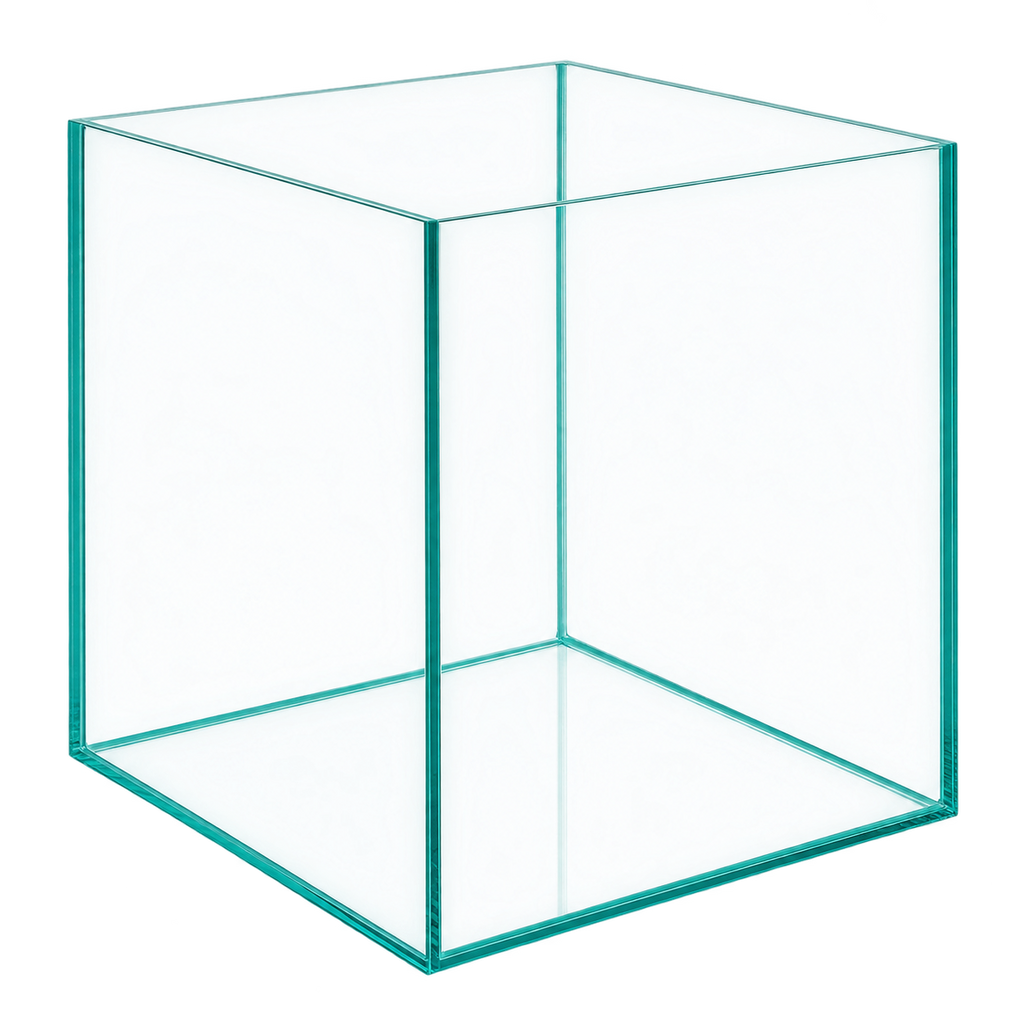 Diversa Nano-Aquarium aus Floatglas für Garnelen Pflanzen und Aquascaping