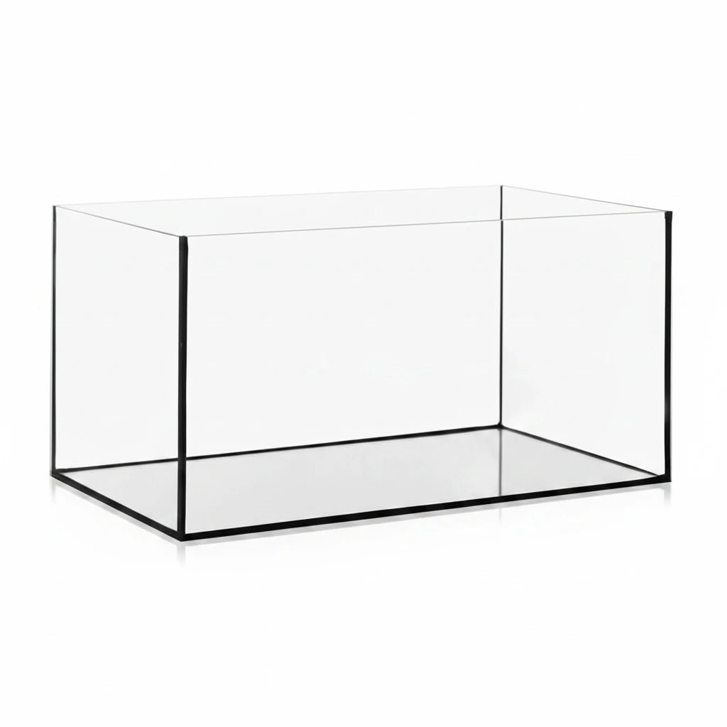 Diversa Rechteck-Aquarium aus Floatglas ohne Stege