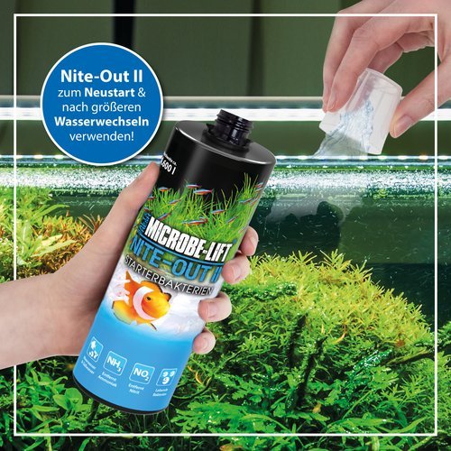 MICROBE-LIFT NITE-OUT II Starterbakterien für Süß- und Meerwasseraquarien