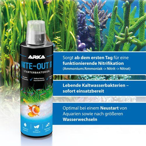 MICROBE-LIFT NITE-OUT II Starterbakterien für Süß- und Meerwasseraquarien